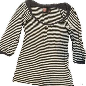 Zara striped blouse